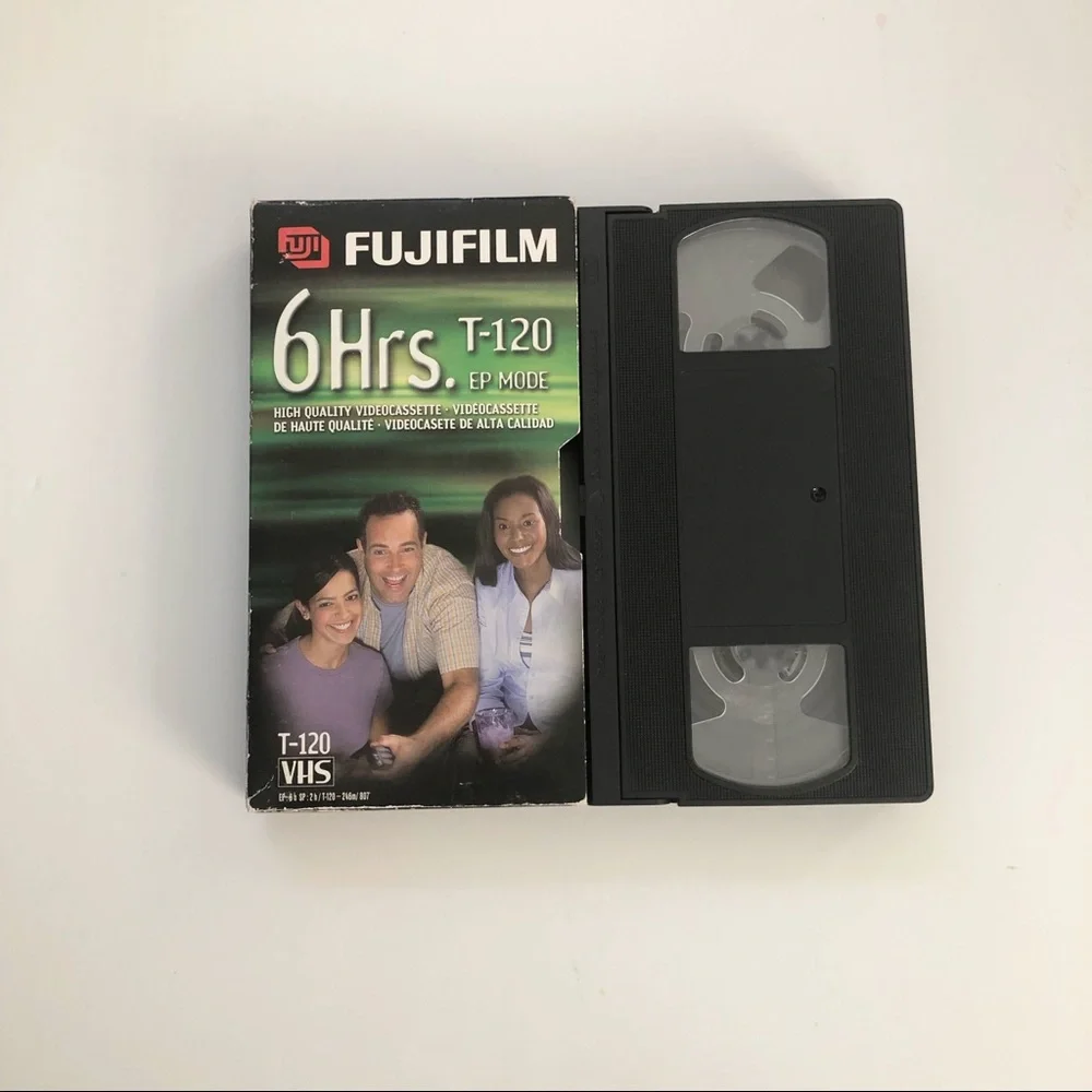 Blank Fuji Film 6 Hour Vhs Tape